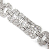 Once Upon A Diamond Bracelet Platinum Antique Art Deco Marquise Diamond Bracelet in Platinum 8.55ctw