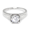 Noam Carver Solitaire Engagement Ring Semi-Mount White Gold