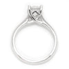 Noam Carver Solitaire Engagement Ring Semi-Mount White Gold
