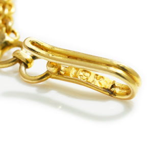 Once Upon A Diamond Bracelet Yellow Gold Vintage Multi-Gemstone Bracelet with Diamonds 18K Yellow Gold