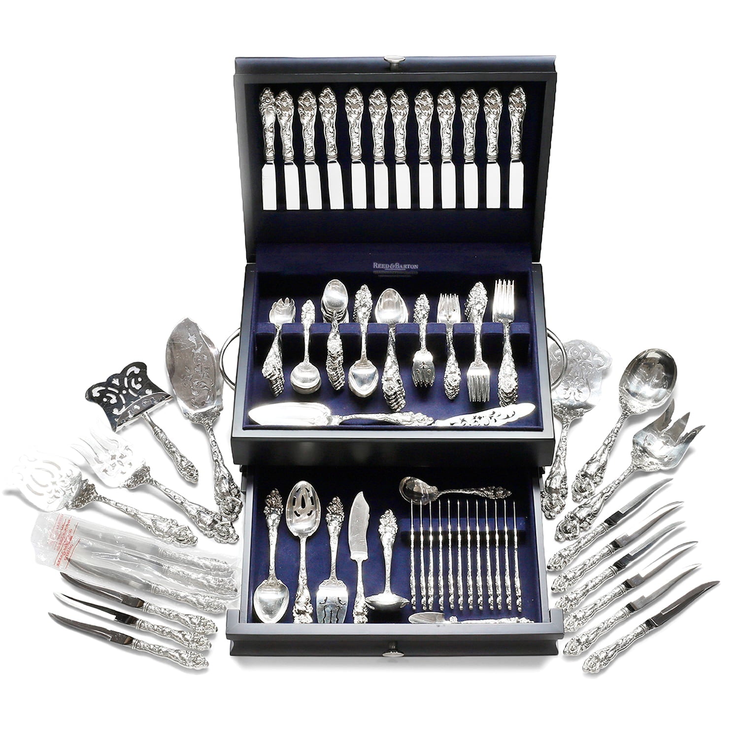 Once Upon A Diamond Collectible Silver Silver Reed & Barton Love Disarmed Sterling Flatware 12 Service 125 Pieces