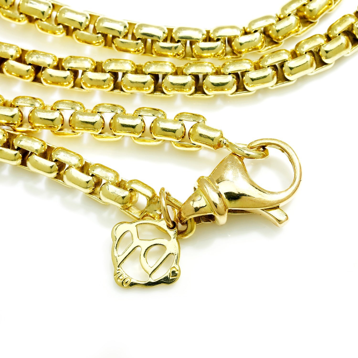 Once Upon A Diamond Pendant Necklace Rose & Yellow Gold David Yurman Mosaic Pendant Necklace 18K Gold with Diamonds & Gems