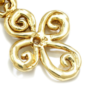 Once Upon A Diamond Pendant Necklace Yellow Gold Erica Courtney Diamond Crucifix Pendant Station Necklace 18K Gold