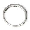 Once Upon A Diamond Band Round Diamond Channel Set Wedding Band in 14kt White Gold 0.35ctw 3MM