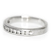 Once Upon A Diamond Band Round Diamond Channel Set Wedding Band in 14kt White Gold 0.35ctw 3MM
