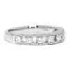 Once Upon A Diamond Band Round Diamond Wedding Ring Anniversary Milgrain Band in 14kt White Gold .40ctw