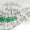 Once Upon A Diamond Bracelet Platinum Vintage Emerald Swirl Platinum Bracelet with Diamonds 21.35ctw