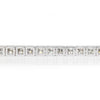 Once Upon A Diamond Bracelet White Gold 4CT Round Diamond Line Tennis Bracelet 14K White Gold