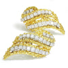 Once Upon A Diamond Bracelet White & Yellow Gold Vintage Diamond Flame Earrings 18K Yellow Gold 2.50ctw