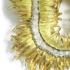 Once Upon A Diamond Bracelet White & Yellow Gold Vintage Diamond Sea Anemone Brooch Pin 18K Gold 1.50ctw