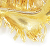 Once Upon A Diamond Bracelet White & Yellow Gold Vintage Diamond Sea Anemone Brooch Pin 18K Gold 1.50ctw
