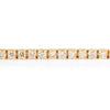 Once Upon A Diamond Bracelet Yellow Gold 2.00CT Round Diamond Line Tennis Bracelet 14K Yellow Gold