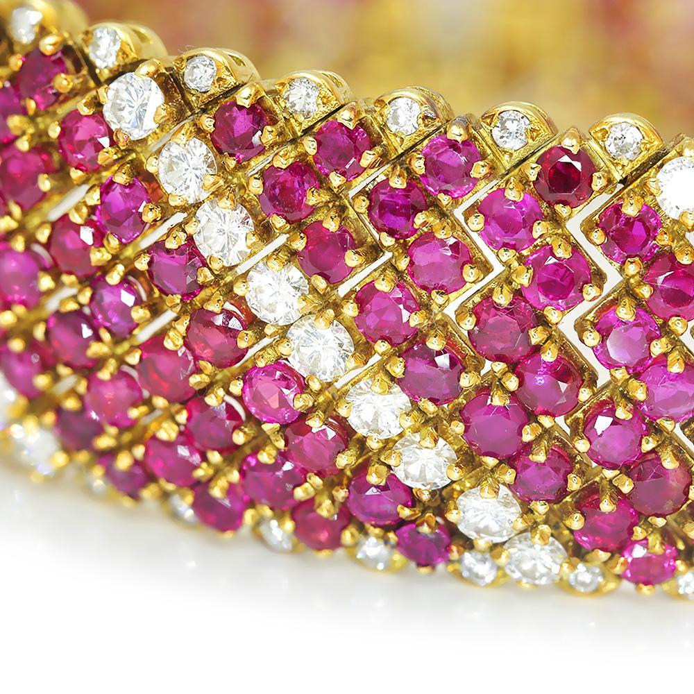 Buy Saraf RS Jewellery Gold plated Ruby American Diamond Bracelet for Women  & Girls Online