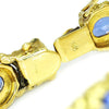 Once Upon A Diamond Bracelet Yellow Gold Vintage Tanzanite Bracelet with Diamonds 18K Yellow Gold 12.15ctw
