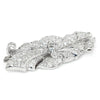 Once Upon A Diamond Brooch Vintage Art Deco Diamond Brooch Pin in Platinum 5.00ctw