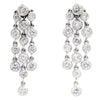 Once Upon A Diamond Earrings 18Kt White Gold Round Diamond Chandelier Stud Earrings 18K White Gold 6.52ctw