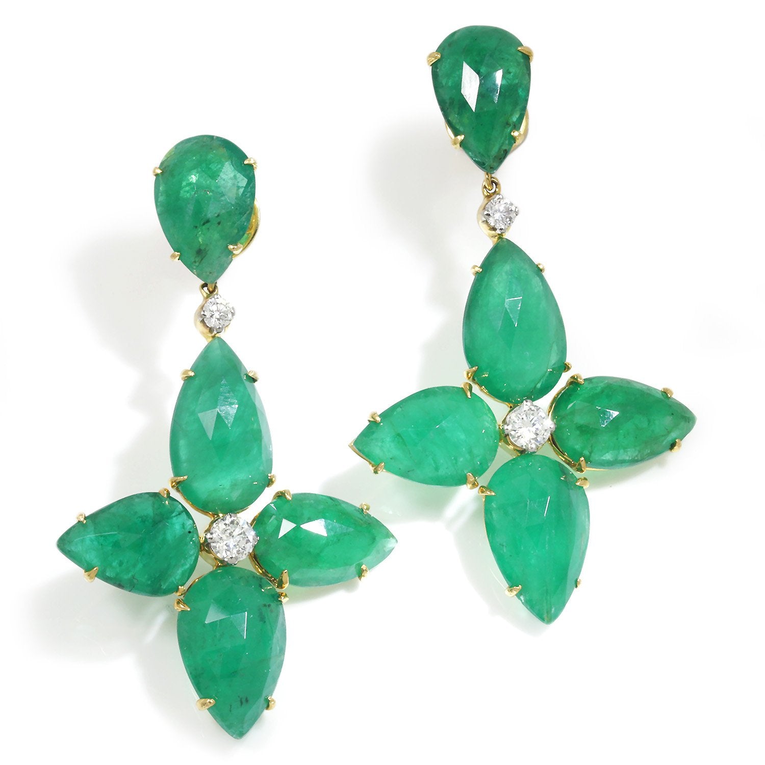 2028 Jewelry 2028 Gold-Tone Emerald Green Color Ab Linear Drop India | Ubuy