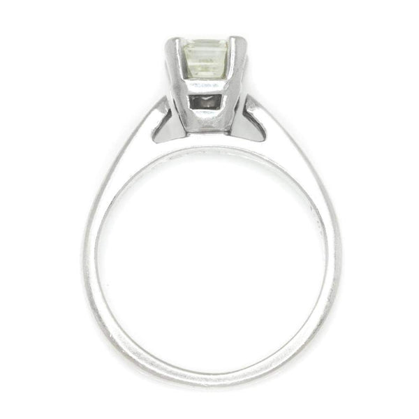 Certified Emerald Cut Diamond Solitaire Engagement Ring 1.05ct - Image 3