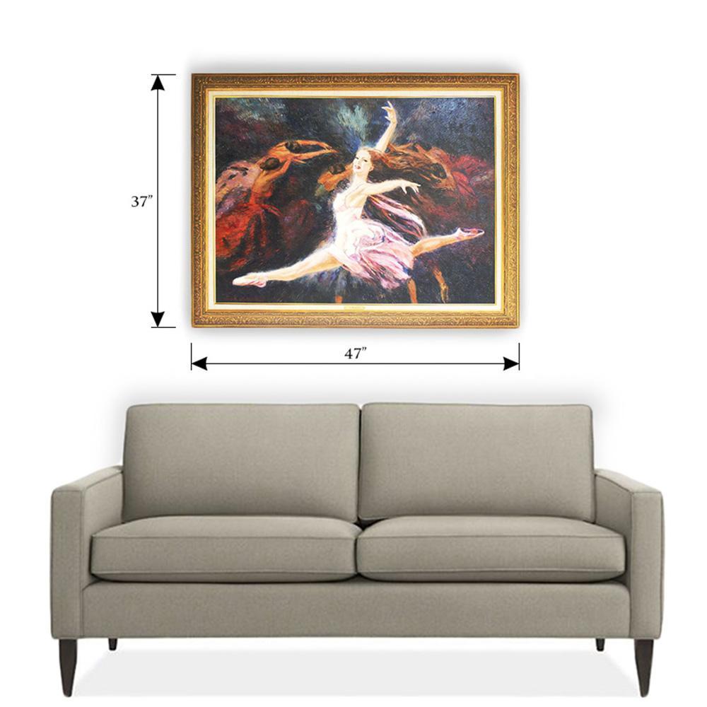 Once Upon A Diamond Painting Nenad Mirkovich “Angel Wings” Original Oil Painting Framed 37 x 47” Ballerina