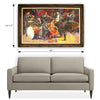 Once Upon A Diamond Painting Nenad Mirkovich “In the Mood” Original Oil Painting Framed 44 1/2 x 68” Jazz Scene