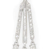 Once Upon A Diamond Pendant Necklace White Gold & Platinum Vintage Diamond Chandelier Platinum Pendant & 14K 1.50ctw