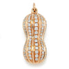 Once Upon A Diamond Pendant Rose Gold Peanut Diamond Pendant with Hidden Pearls 14K Rose Gold 0.55ctw