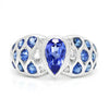 Once Upon A Diamond Ring Le Vian Tanzanite Ring with Diamonds & Sapphires 18K 2.00ctw