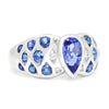 Once Upon A Diamond Ring Le Vian Tanzanite Ring with Diamonds & Sapphires 18K 2.00ctw