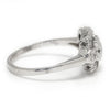Once Upon A Diamond Ring Platinum Art Deco Diamond Halo Ring with Accents Platinum 0.31ctw