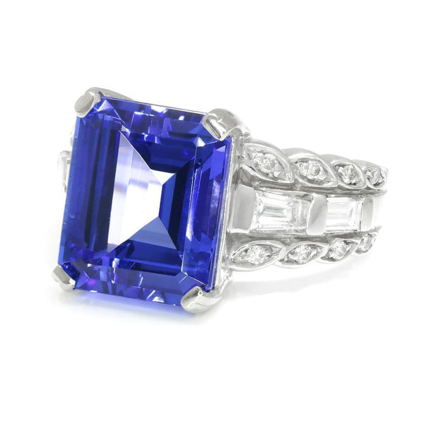 Le Vian Tanzanite Ring with Diamonds 18K White Gold - Image 2