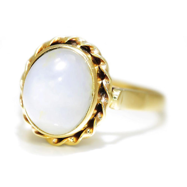 Vintage Certified No Heat Star Sapphire Solitaire Ring 14K 10.30ct - Image 3