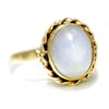 Once Upon A Diamond Ring Yellow Gold Vintage Certified No Heat Star Sapphire Solitaire Ring 14K 10.30ct