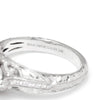 Noam Carver Engraved Engagement Ring Semi-Mount White Gold