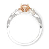 Noam Carver Engagement Ring Semi-Mount White/Rose Gold