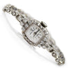 Once Upon A Diamond Watch White Gold Vintage Andre Cheval Ladies Diamond Wristwatch Quartz 14K